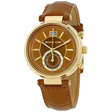 michael kors damenuhr mk2424|Michael Kors Sawyer Amber Sunray Dial Ladies Watch MK2424.